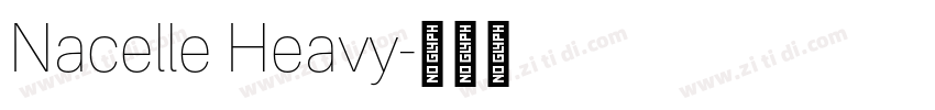 Nacelle Heavy字体转换